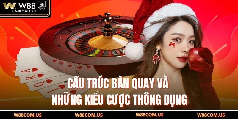 Cấu trúc bàn quay và những kiểu cược thông dụng